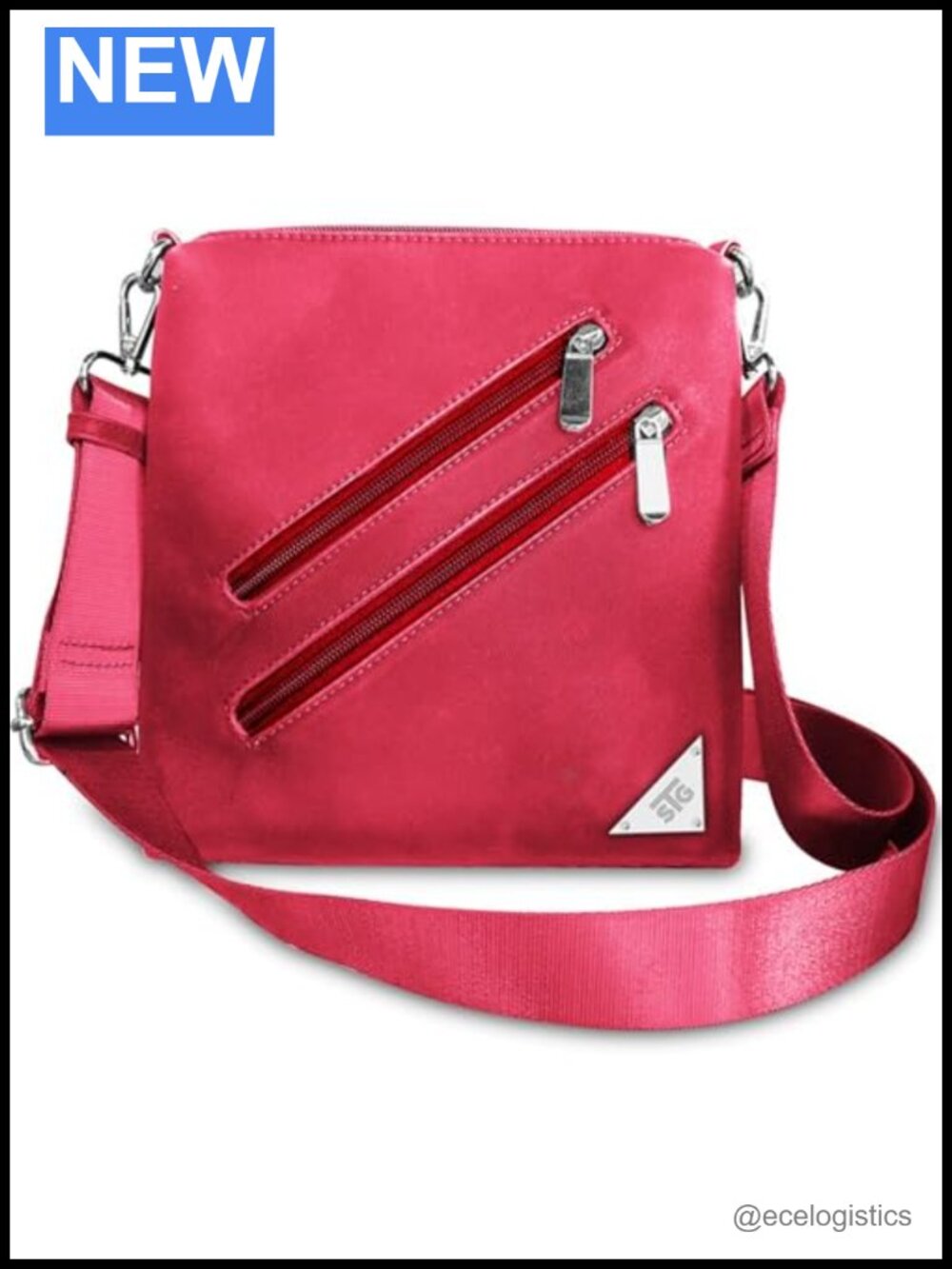 Faux Leather RFID Touch Screen Crossbody Cell Phone Purse with Adjustable Strap
